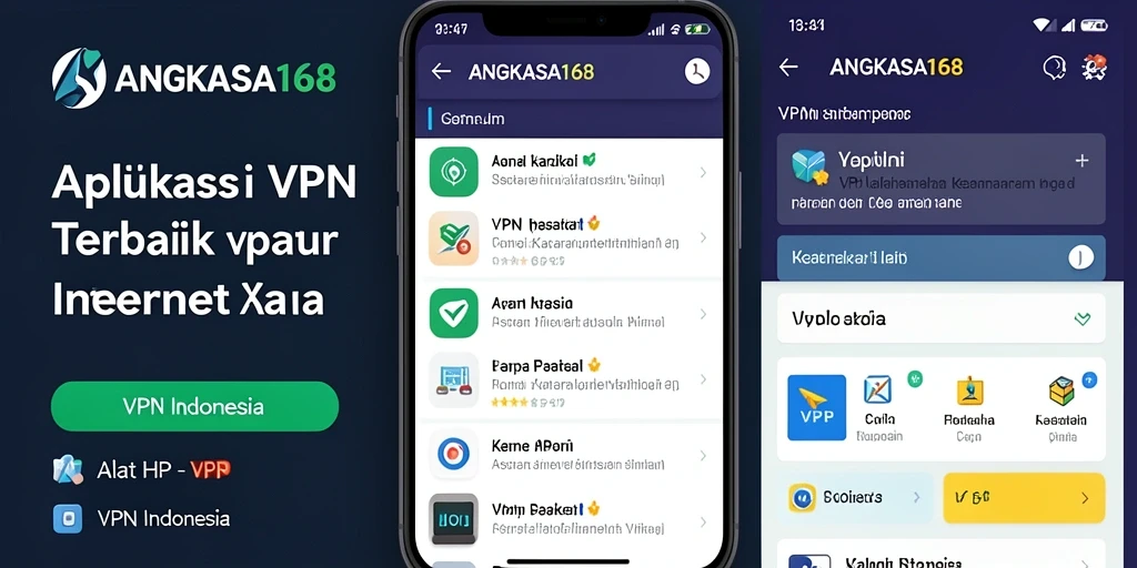 Tampilan antarmuka ANGKASA168 yang modern dan mudah digunakan untuk VPN.