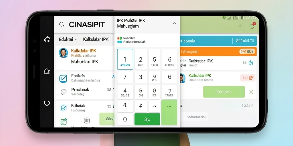 Tampilan antarmuka CINASIPIT yang sederhana dan fungsional.
