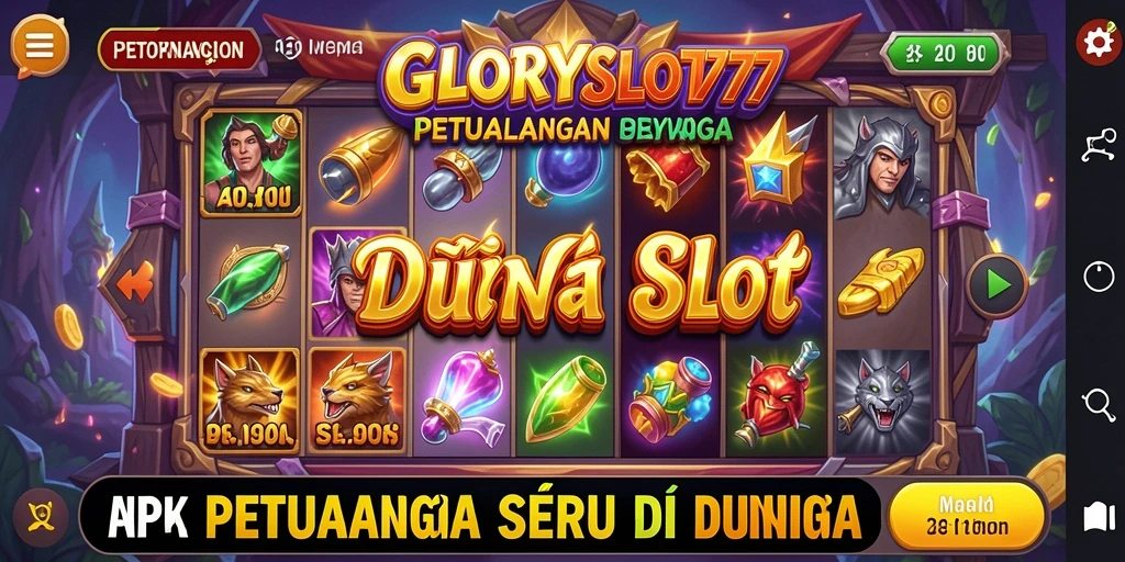 Tampilan antarmuka GLORYSLOT777 saat petualangan slot dimulai.